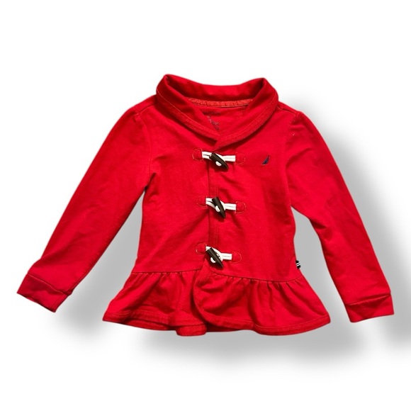 Nautica | Peplum Shawl Collar Cardigan/Jacket (4T) ♥️ - Picture 1 of 5